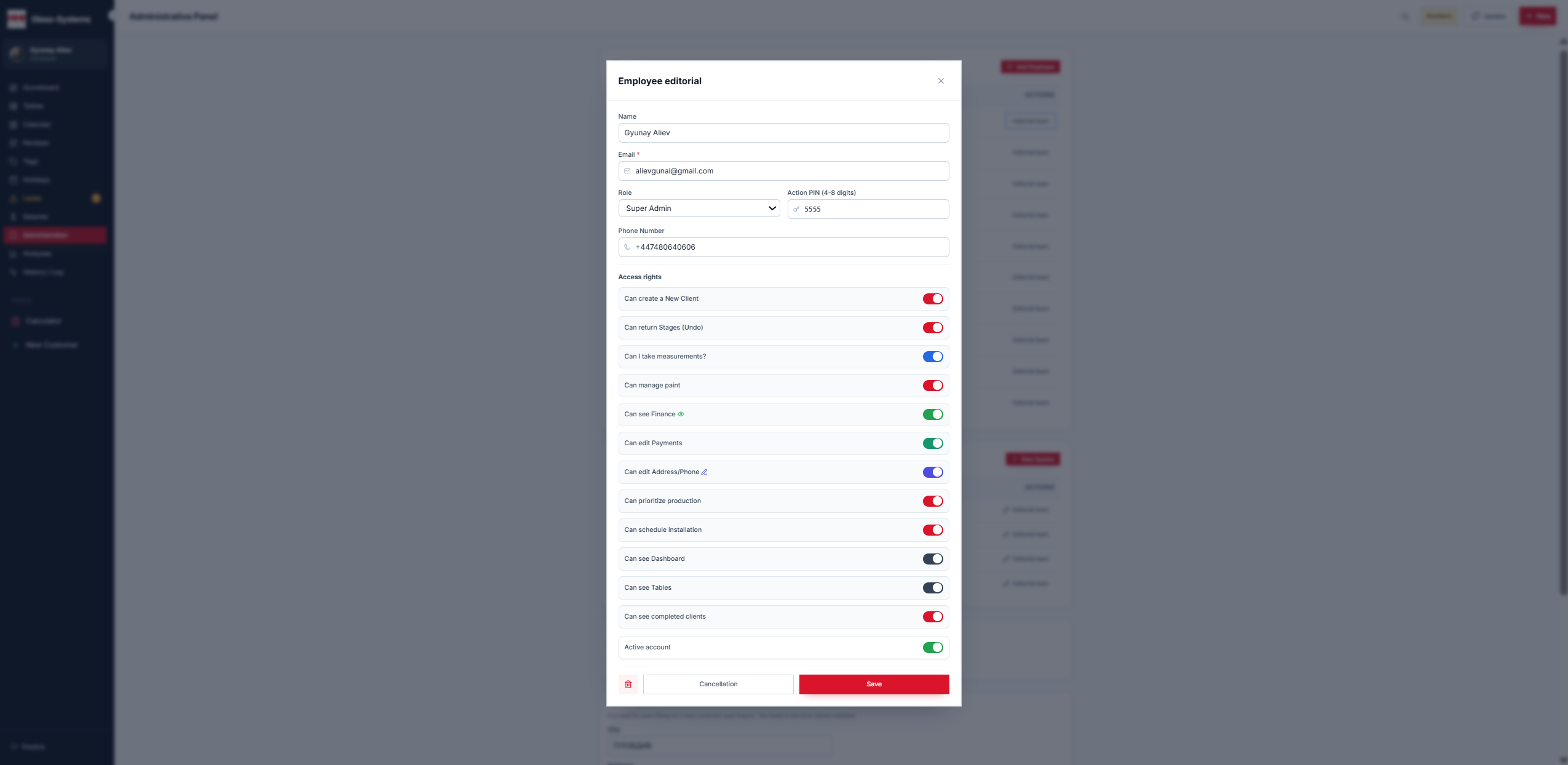 Employee Access Management